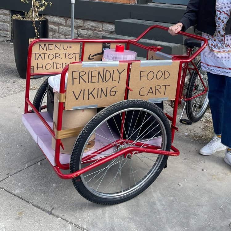 Friendly Viking Food Cart