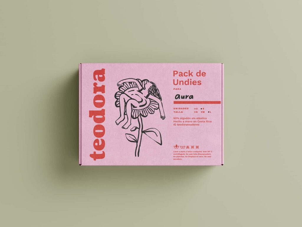 Teodora packaging design