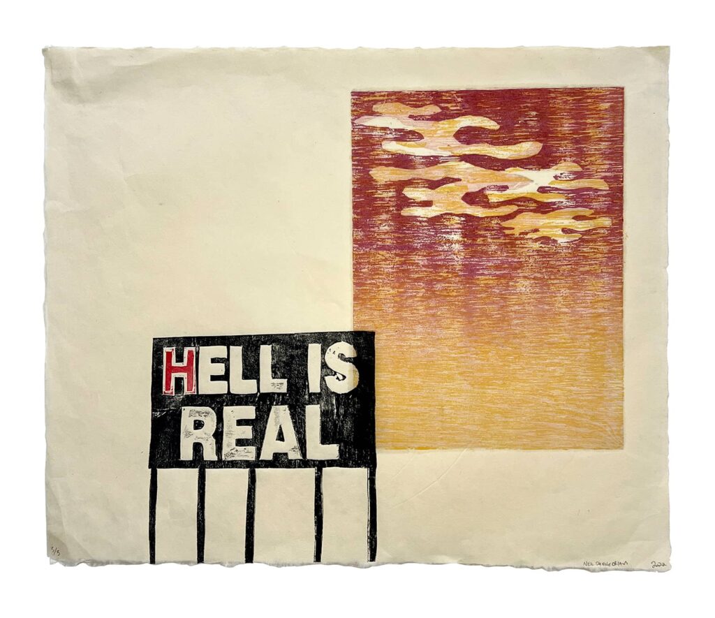HELL IS REAL print